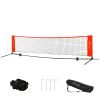 23ft Double Sided Soccer Training Net Multi-Function with Storage Bag for Outdoor Beach Backyard