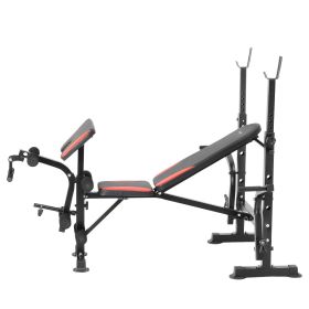 VEVOR Weight Bench, Multi-Functional Adjustable Weight Bench Press for Full Body Workout, 660lbs Exercise Sit up Bench for Home Gym Strength Training