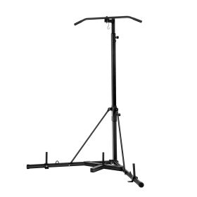VEVOR 2 in 1 Punching Bag Stand, Steel Heavy Duty Workout Equipment, Adjustable Height Boxing Punching Bag Stand with Pull Up Bar