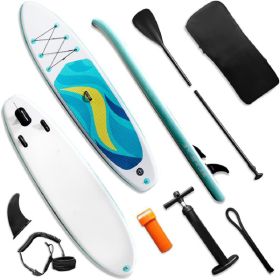 Stand Up Paddle Board 126"Ã—32"Ã—6" Extra Wide Thick Sup Board with Premium Sup Accessories & Backpack, Non-Slip Deck, Leash, Adjustable Paddle