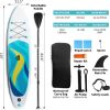 Stand Up Paddle Board 126"Ã—32"Ã—6" Extra Wide Thick Sup Board with Premium Sup Accessories & Backpack, Non-Slip Deck, Leash, Adjustable Paddle