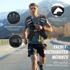 VEVOR Weighted Vest, 30 lbs Weight Vest with Reflective Stripe, Adjustable Buckle Body Weight Vest for Men Women