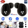 TWS True Wireless V4.2 Earbuds IPX4 In-ear stereo Earphone Hands-free Deep Bass Earpiece w/Mic Magnetic Charging Case 30Hrs Single Earbud Work Time Dr